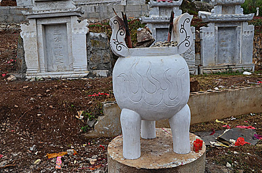 民间陵墓雕雕刻雕塑香炉