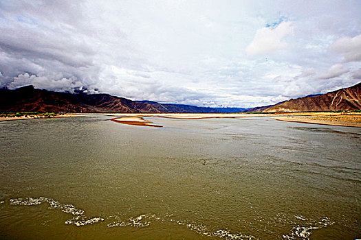西藏高原上的澜沧江