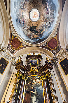 室内设计,艺术品,大教堂,布拉格城堡,复杂,布拉格,捷克共和国