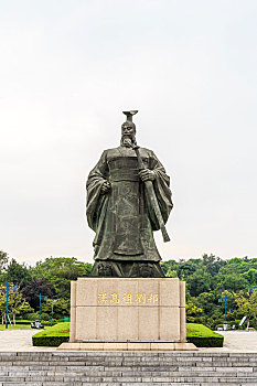 汉高祖刘邦塑像,中国江苏省徐州市汉文化旅游景区