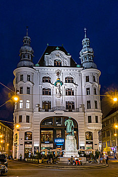 建筑,古登堡,纪念,维也纳,奥地利
