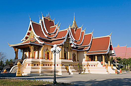 庙宇,万象,老挝,印度支那,亚洲