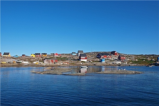 渔村,夏天,格陵兰
