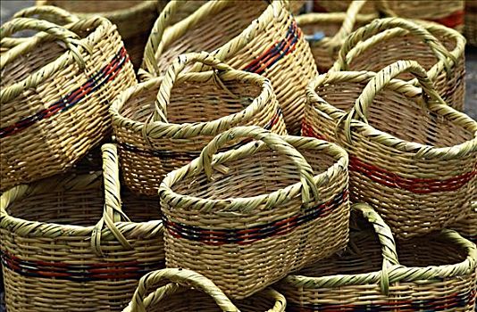 传统,篮子,市场,省,厄瓜多尔