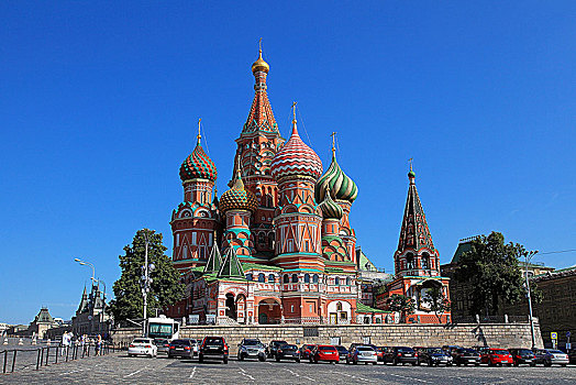 莫斯科红场-圣巴索大教堂