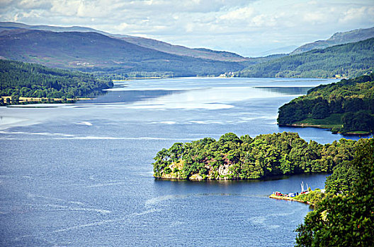 苏格兰,湖,风景