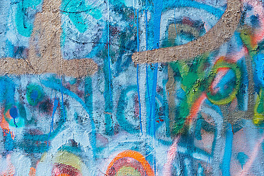 墙壁,彩色,涂绘,涂鸦,街头艺术,特写