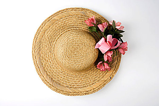 稻草,帽子,女性