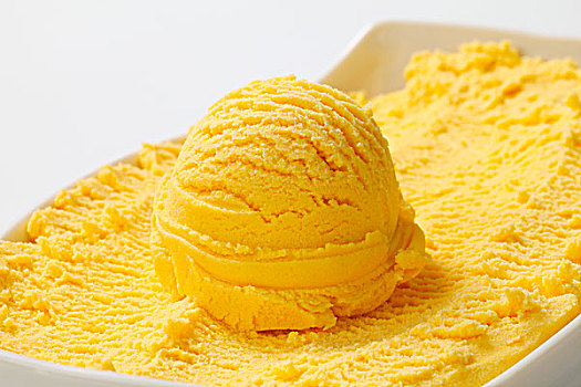 黄色,冰淇淋