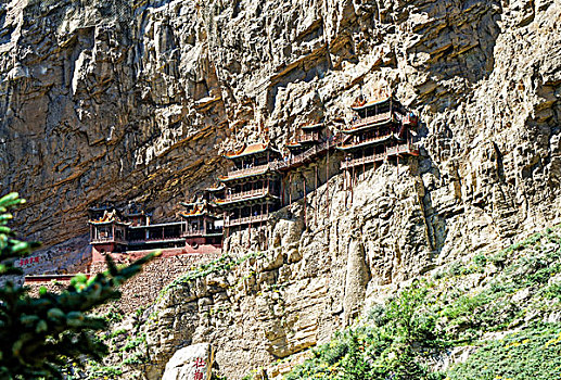 山西大同悬空寺