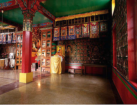佛教寺庙,瓦腊纳西,印度