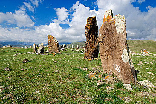 观测,竖石纪念物,亚美尼亚,亚洲