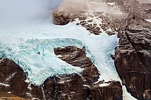 冰河,托雷德裴恩国家公园,智利,南美,联合国教科文组织,生物圈