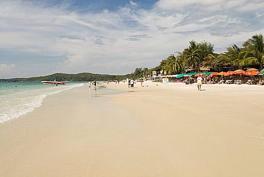 人,海滩,苏梅岛,泰国