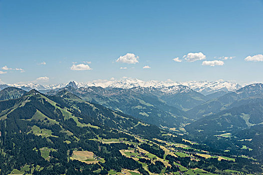 阿尔卑斯山,夏天,提洛尔,奥地利,欧洲