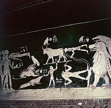 拉美西斯二世,墓地,埃及艺术,壁画