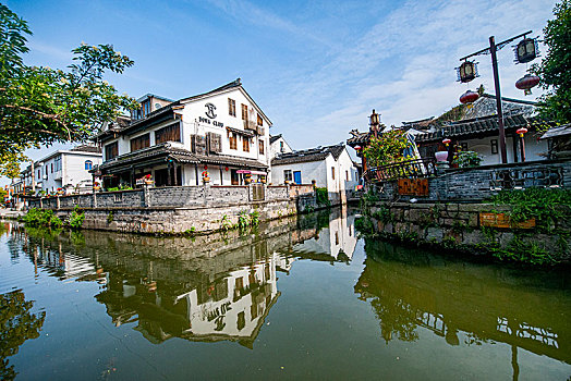 江苏苏州市昆山市周庄古镇水乡