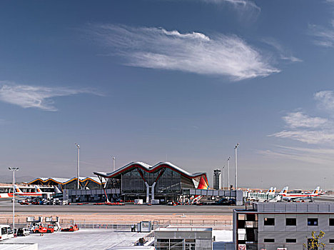 新,航站楼,巴拉哈斯机场,机场,马德里
