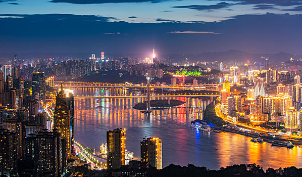 重庆城市景观夜景