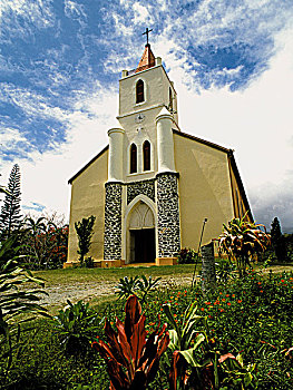新加勒多尼亚,北部省,东海岸,教堂