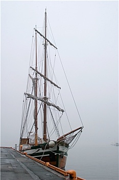 海盗船,雾