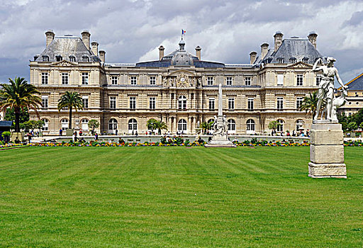 卢森堡,宫殿,公园,巴黎,法国,欧洲