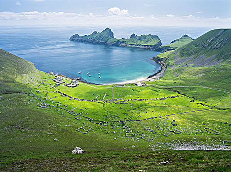 岛屿,群岛,苏格兰,乡村,湾,住宅区,大幅,尺寸