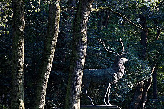 雕塑,鹿