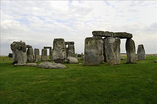 巨石阵,靠近,索尔兹伯里,英格兰,英国