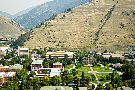 大学,蒙大拿,校园