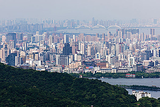 杭州西湖全景