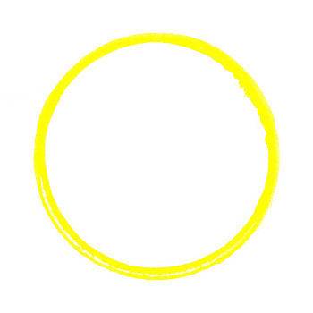 黄色,涂绘,隔绝,圆