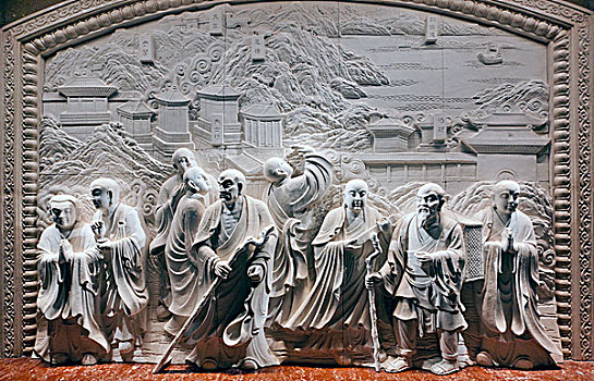 南京大报恩寺遗址寺庙人物雕塑