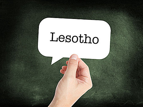 莱索托,概念,对话气泡框