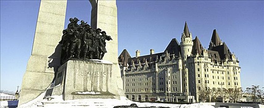 国家,战争纪念碑,劳里尔堡,渥太华,安大略省,加拿大