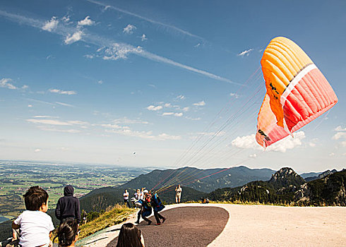 滑翔伞,阿尔卑斯山