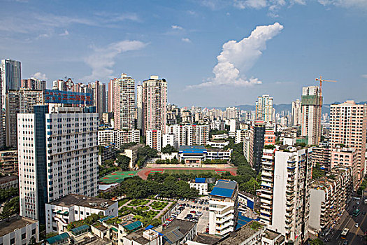 重庆城市鸟瞰