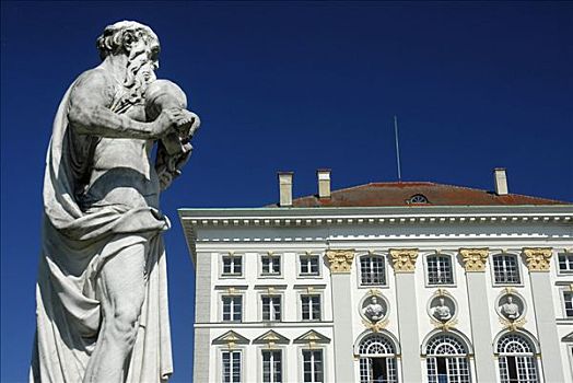 雕塑,特写,慕尼黑,巴伐利亚,德国