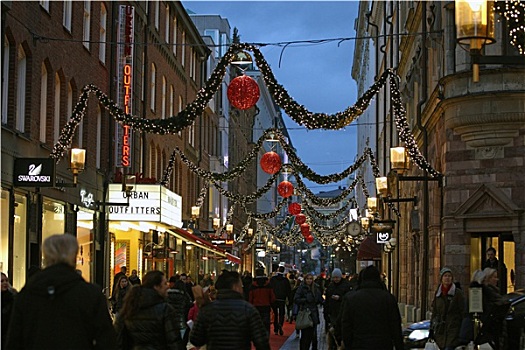 斯德哥尔摩,圣诞节,忙乱