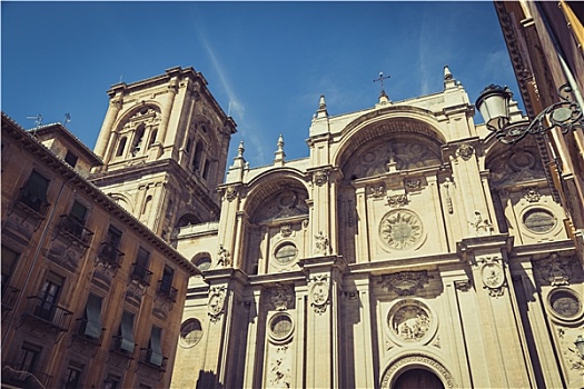 建筑,文艺复兴,大教堂,格拉纳达,安达卢西亚,西班牙
