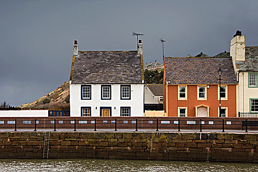 房子,水岸,坎布里亚,英格兰