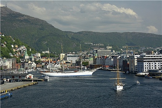 港口,卑尔根,挪威