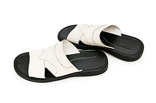夏天,鞋,隔绝,白色背景