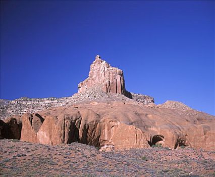 洞穴,大阶梯-埃斯卡兰特国家保护区,犹他,美国