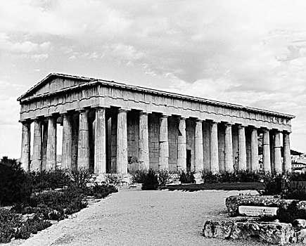 古遗址,庙宇,雅典,希腊