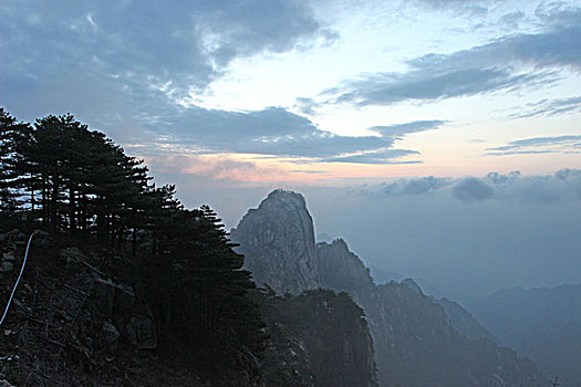 黄山,奇石,云海,壮观,名胜,风景,0299