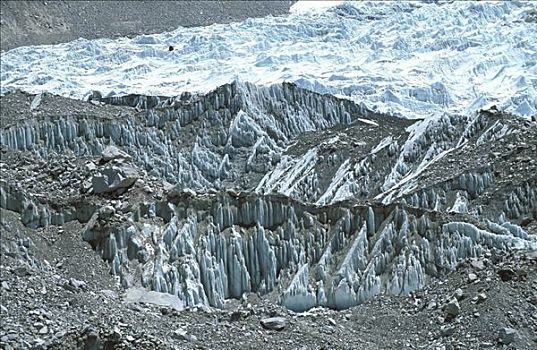 单独,昆布,冰河,喜马拉雅山