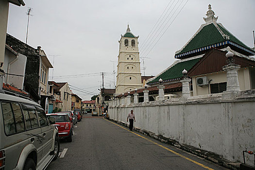 马来西亚,马六甲城,一座清真寺