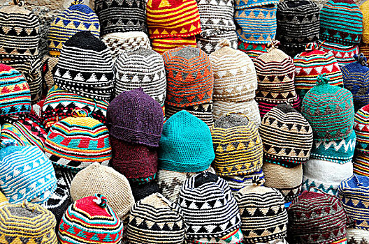 帽子,展示,销售,纪念品,苏维拉,摩洛哥,非洲