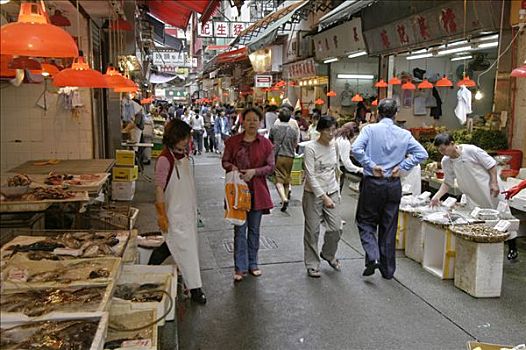 店,市场,九龙,香港,中国